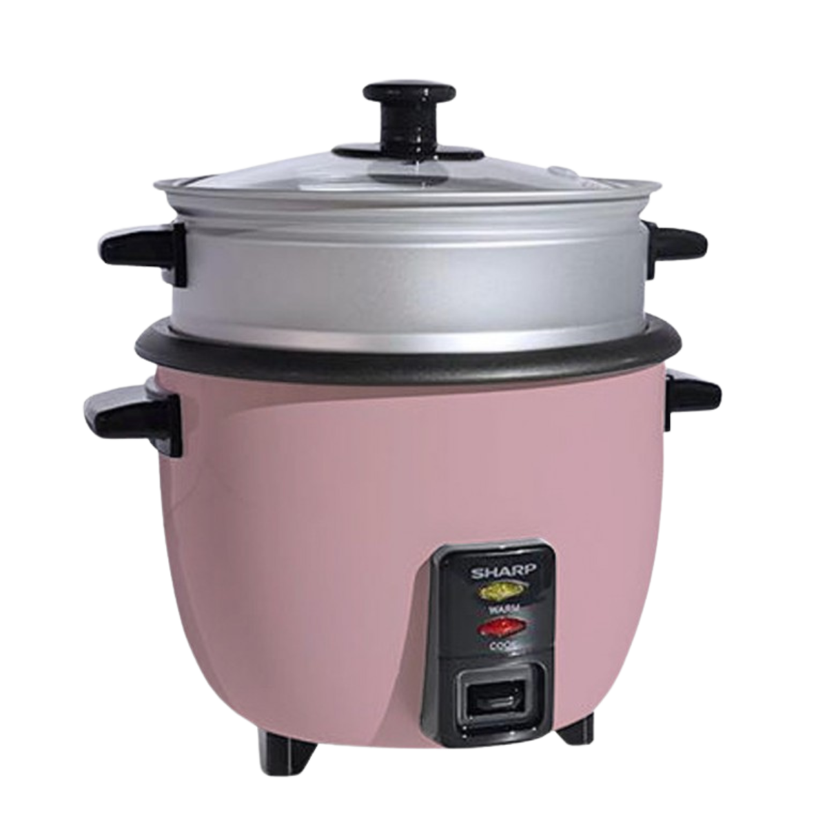 SHARP KSH188GW3 RICE COOKER 1.8L WITH STEAMER & COASTED INNER POT